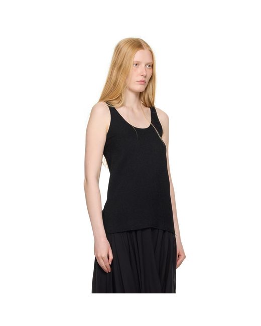 Totême  Black Sablé Tank Top