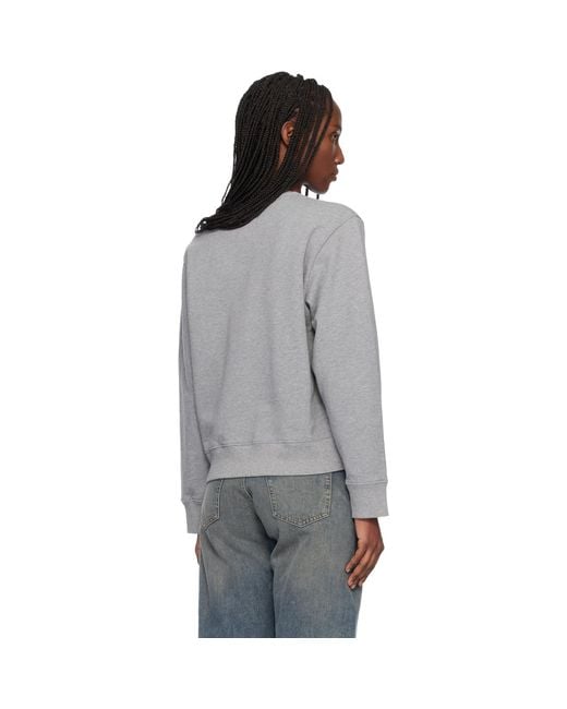 MM6 by Maison Margiela Black Spray Paint Sweatshirt