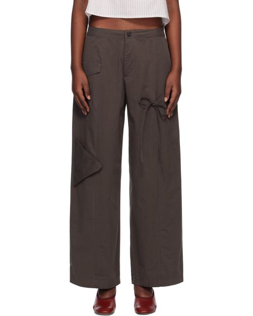 Deiji Studios Black Pocket Trousers