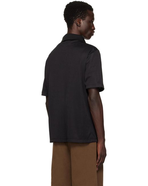 メンズ Han Kjobenhavn ブラック Football ポロシャツ Black