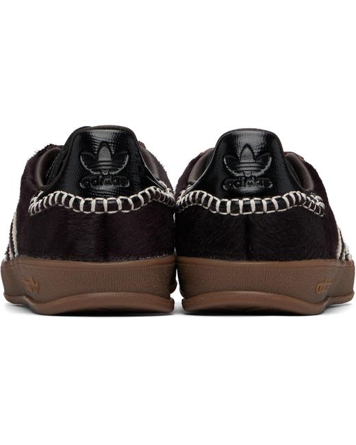Wales Bonner Black Adidas Originals Edition Gazelle Pony Sneakers for men