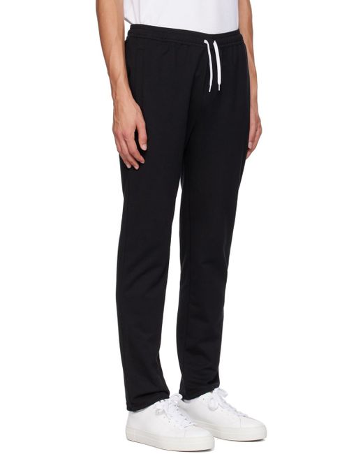 Fred Perry Black Reverse Sweatpants for men