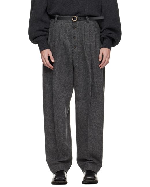 Jacquemus Black 'The Fernando' Trousers for men