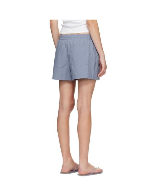 Matteau Blue Relaxed Shorts