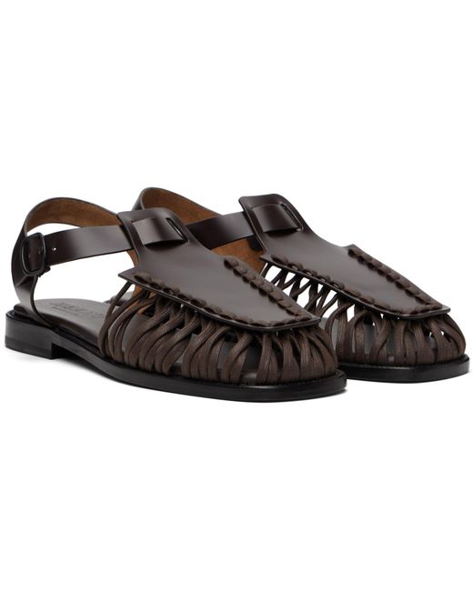 Hereu Black Alaro Sandals for men