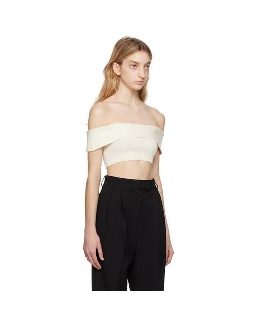 Anna Quan Black Off- Tessa Tank Top
