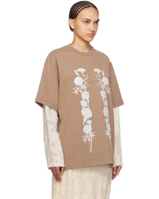 Song For The Mute Multicolor ' Foliage' Long Sleeve T-shirt