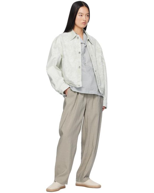 Lemaire Natural Relaxed Trousers