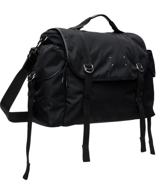 メンズ Maison Margiela ブラック High Tech メッセンジャーバッグ Black