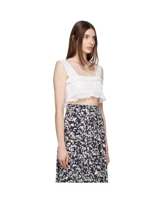 Isabel Marant Black White Mecelia Tank Top