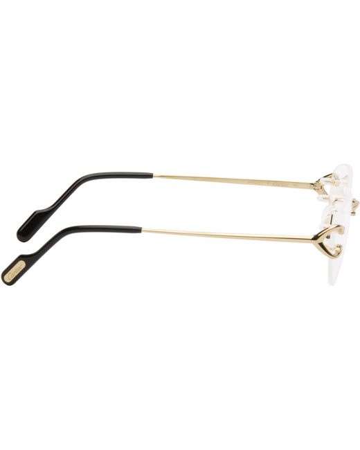 Cartier Black Classic C De Glasses for men