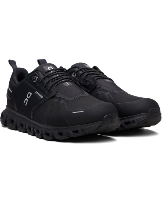 On Shoes Black Cloud 6 Waterproof Sneakers for men