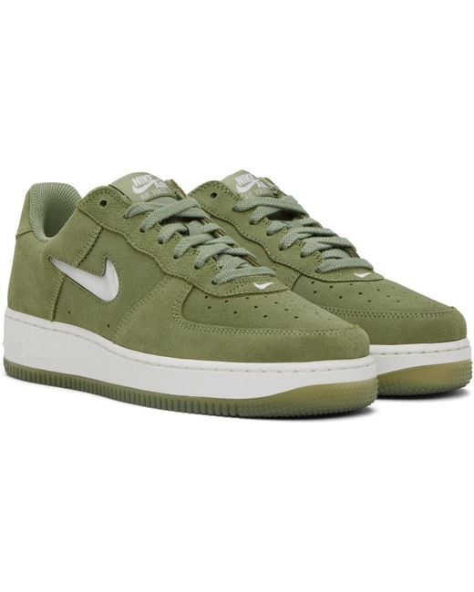 Nike Green Air Force Shoes for men