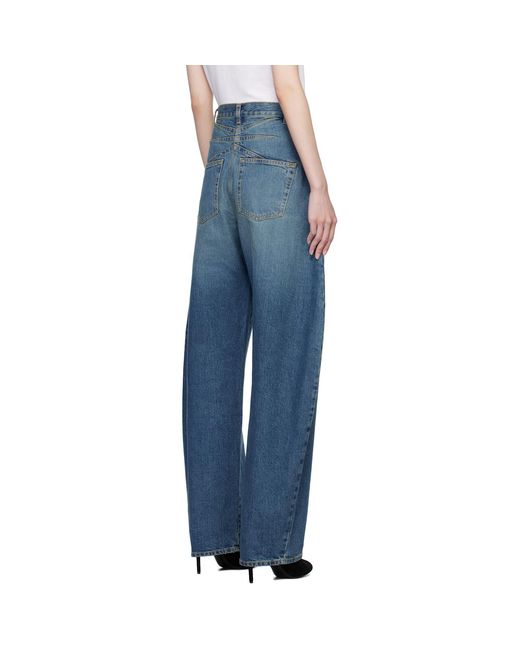 Alaïa Blue Round Jeans