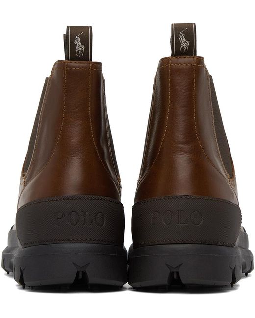Polo Ralph Lauren Brown Oslo Chelsea Boots for men