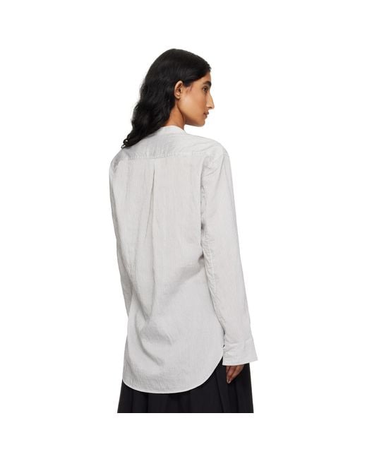 Studio Nicholson White Pampa Blouse