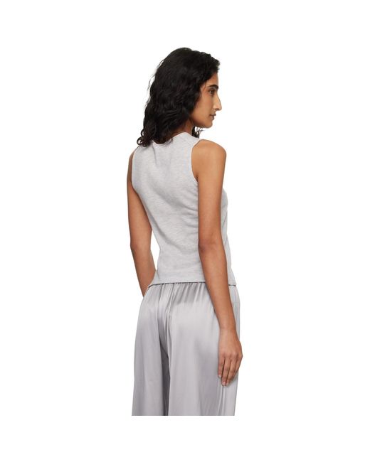 Skims Black Featherweight Cashmere Sleeveless Top