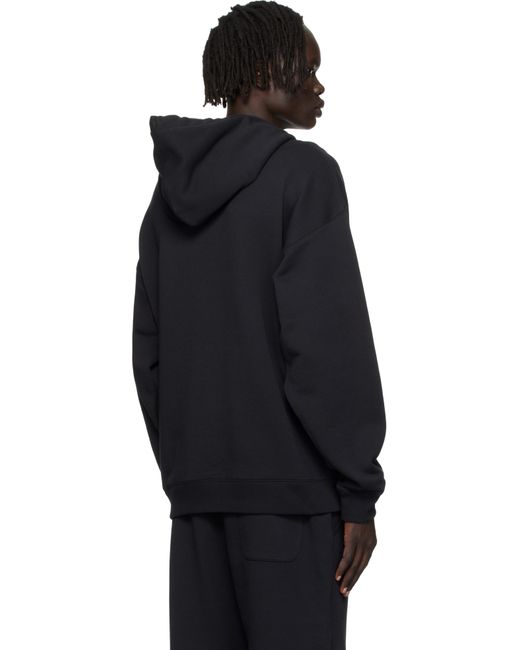 Y-3 Blue Graphic Ft Hoodie for men