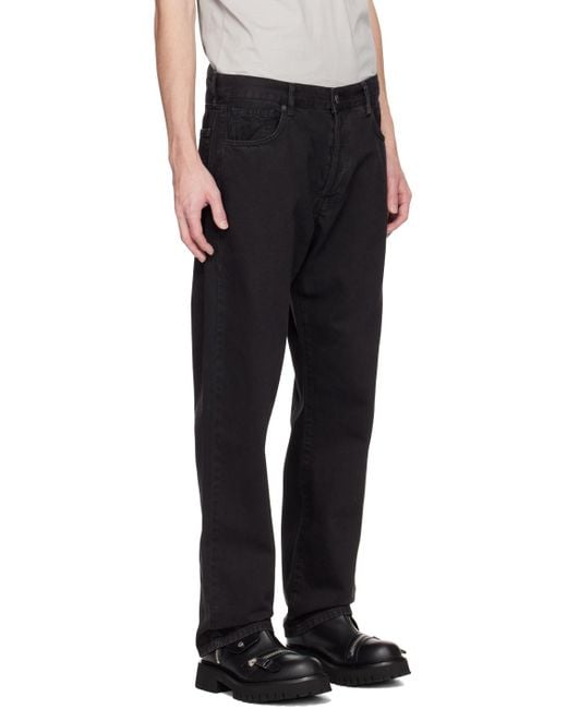 Moschino Black Patch Jeans for men