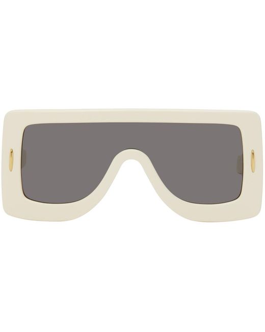 Loewe Black Off-white Anagram Mask Sunglasses