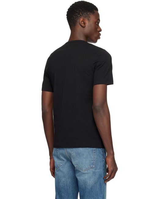 Ensemble de trois t-shirts noirs HUGO pour homme en coloris Black