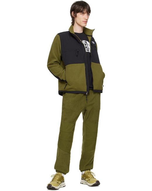 The North Face Green Denali Sweatpants for men