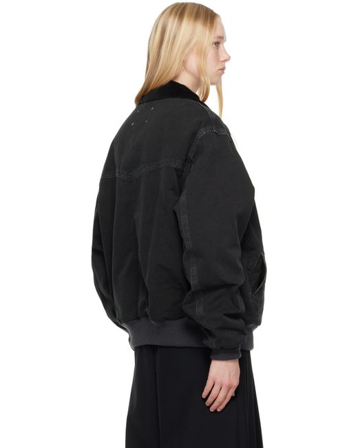 Maison Margiela ブラック Yoke Caban ジャケット ブラック | Lyst