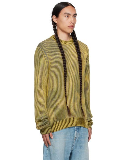DIESEL Multicolor Yellow K-alimnia Sweater for men