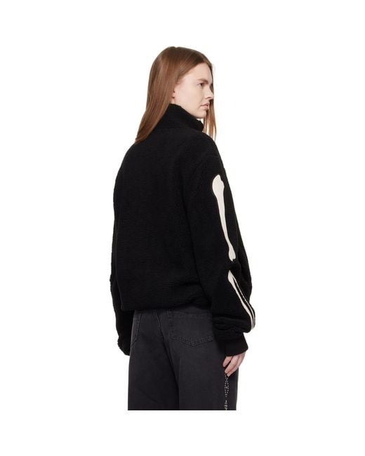 Amiri Black Bones Fleece Jacket