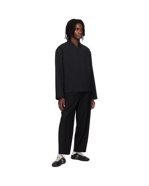 Entire studios Black Tria Jacket for men
