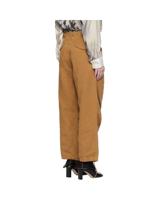 R13 Natural Tan Military Trousers