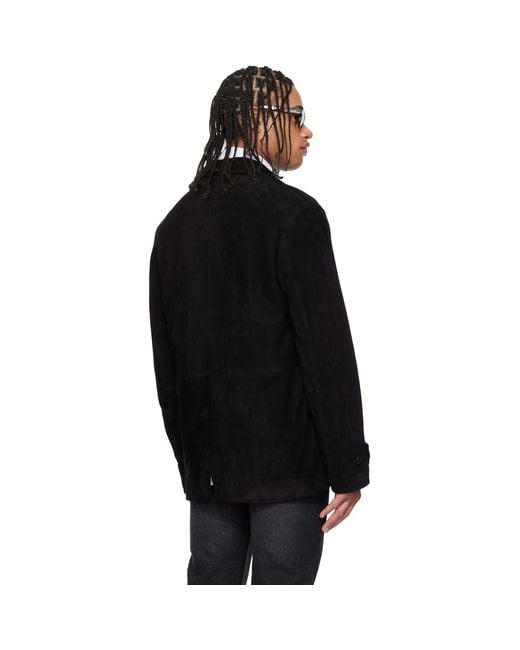 Paul Smith Black Field Suede Jacket for men