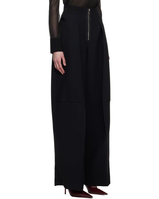 Jean Paul Gaultier ブラック The Crepe トラウザーズ Black