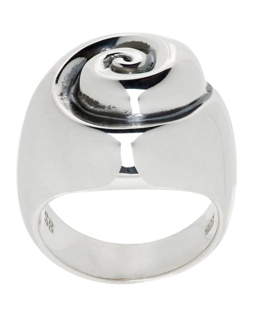 Sophie Buhai Metallic Nautilus Ring