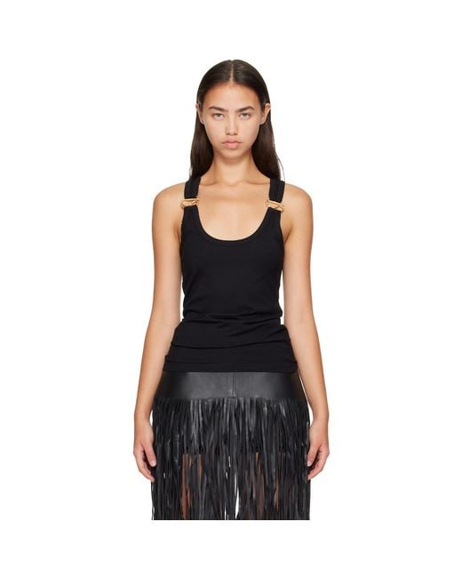 Coperni Black C-Logo Tank Top