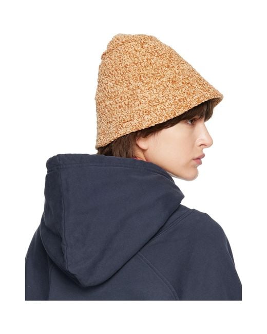 By Far Blue Tan Robbie Bucket Hat