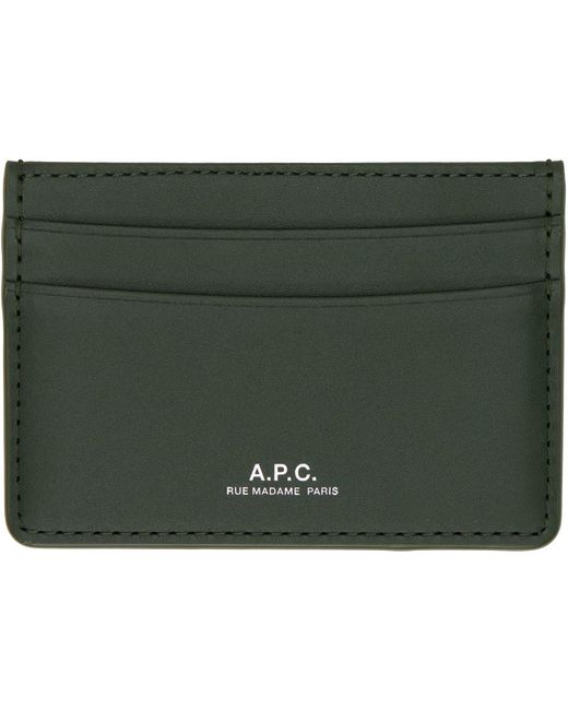 Porte-cartes andré A.P.C. pour homme en coloris Vert | Lyst