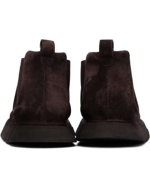 Marsèll Black Intagliata Chelsea Boots for men