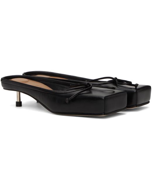 Jacquemus Black Le Chouchou 'Les Mules Basses Ballet' Heels