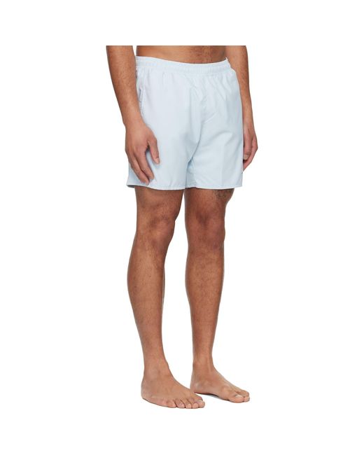 Boss Blue Logo Swim Shorts for men