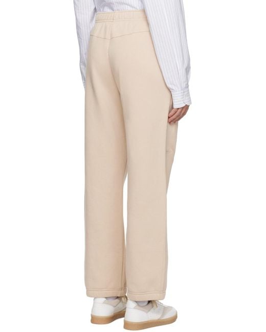 MM6 by Maison Martin Margiela Natural Printed Lounge Pants