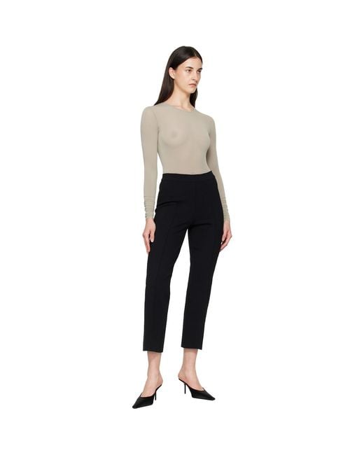 Wardrobe NYC Natural Sheer Bodysuit