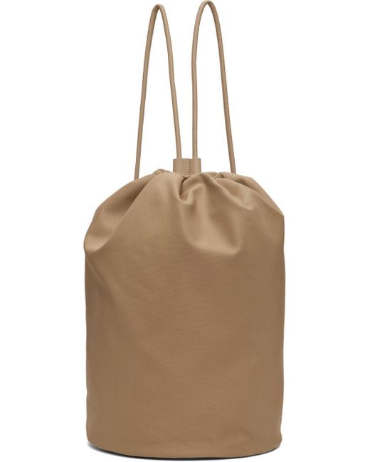 The Row Synthetic Beige Sporty Backpack In Natural Lyst