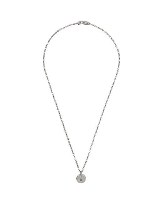 Vivienne Westwood Metallic Lewis Pendant Necklace for men