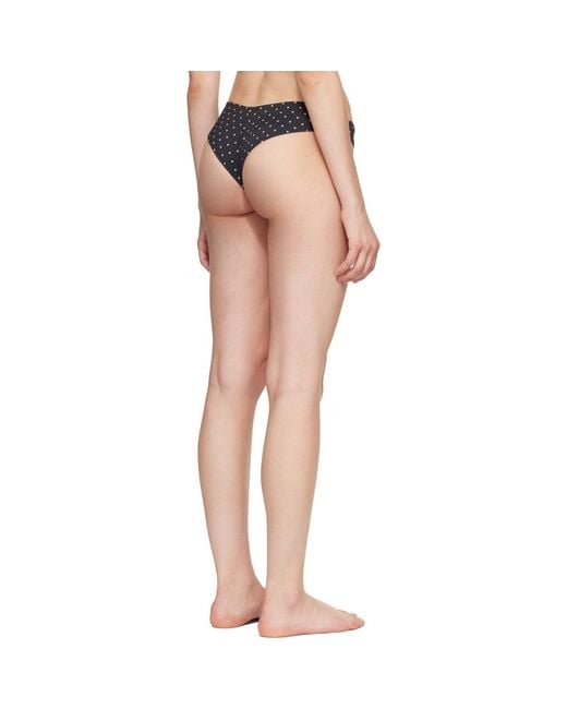 Fruity Booty Blue Celine Polka Bikini Bottom