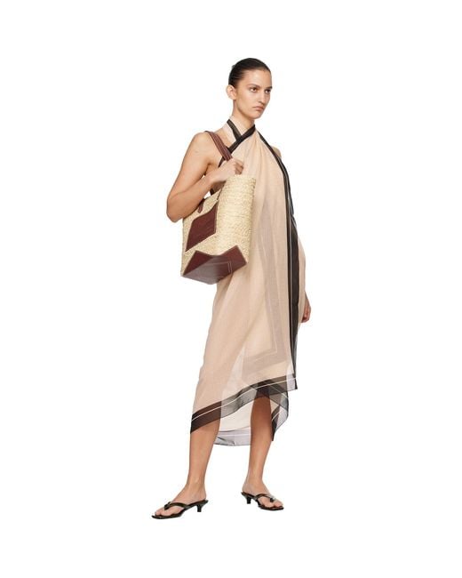 Lanvin Brown Catch Medium Tote