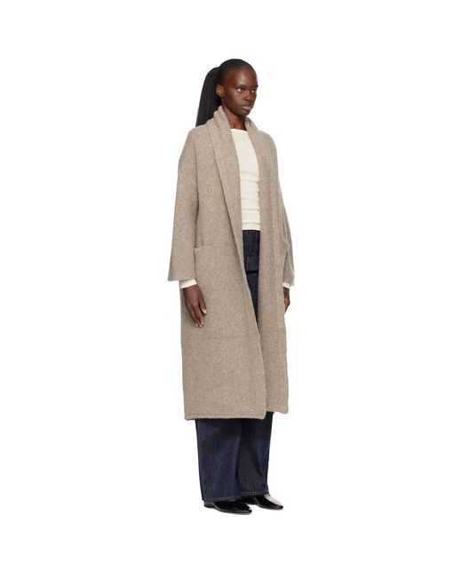 Lauren Manoogian Black Long Shawl Cardigan