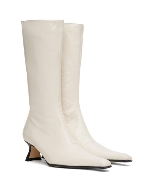 Miista White Rilla Boots