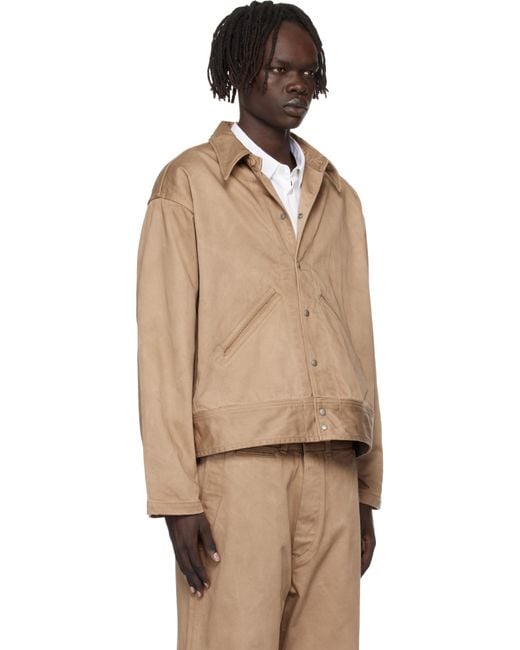 TAIGA TAKAHASHI Natural Lot. 324 Usmd Convalescent Jacket for men