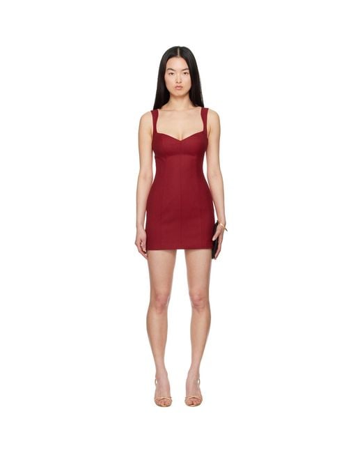 Mirror Palais Red Rodeo Drive Minidress